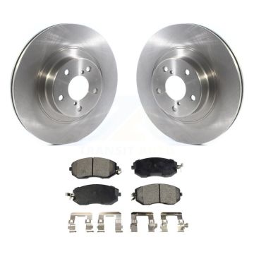 Front Brake Rotor Ceramic Pad Kit For Subaru Forester Impreza XV Crosstrek Outback BRZ 86 K8T-103046