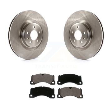 Front Disc Brake Rotors And Ceramic Pads Kit For 2017 Porsche Macan Base K8T-103049