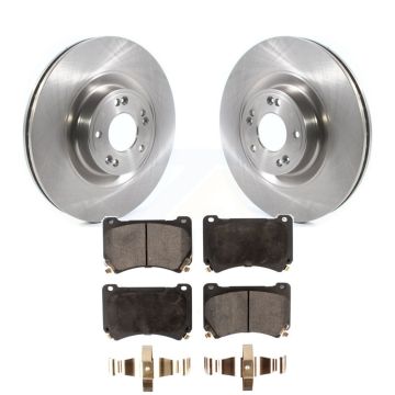 Front Disc Brake Rotors And Ceramic Pads Kit For Hyundai Genesis Equus K8T-103051