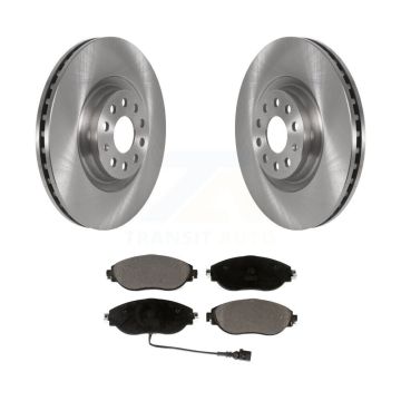 Front Brake Rotor & Ceramic Pad Kit For Volkswagen Tiguan Jetta Audi Q3 GTI Golf R Arteon K8T-103058