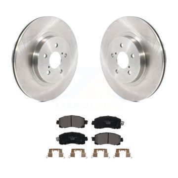 Front Disc Brake Rotors And Ceramic Pads Kit For Subaru Crosstrek Impreza K8T-103070