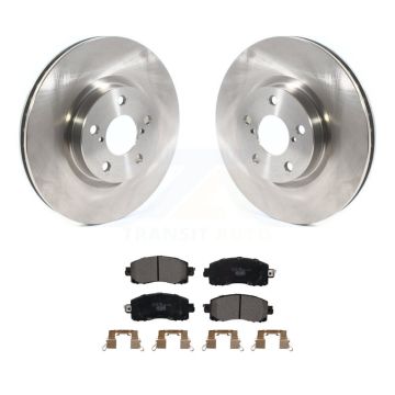 Front Disc Brake Rotor Ceramic Pad Kit For Subaru Impreza With 276mm Diameter K8T-103071