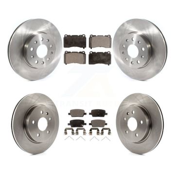 Front Rear Disc Brake Rotors And Ceramic Pads Kit For Chevrolet Camaro Cadillac CT6 K8T-103079