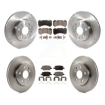 Front Rear Disc Brake Rotors And Ceramic Pads Kit For Chevrolet Camaro LT LS K8T-103082