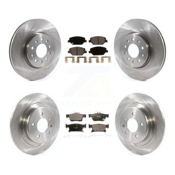 Front Rear Brake Rotors Ceramic Pad Kit For Buick Envision With 315mm Diameter Rotor K8T-103087