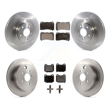 Front Rear Disc Brake Rotors And Ceramic Pad Kit For 2019 Toyota 86 Without Brembo Brakes K8T-103098