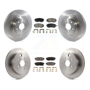 Front Rear Disc Brake Rotors And Ceramic Pads Kit For Subaru BRZ Toyota 86 K8T-103104