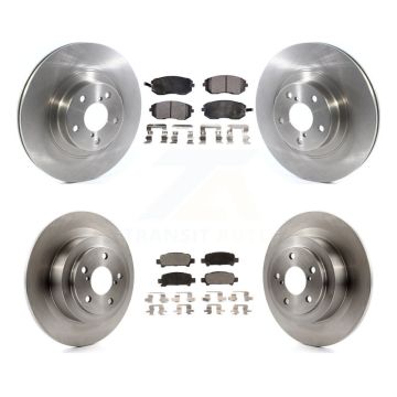 Front Rear Brake Rotors & Ceramic Pad Kit For Subaru Baja With 292mm Diameter Rotor K8T-103106