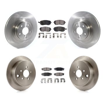 Front Rear Disc Brake Rotors & Ceramic Pad Kit For Subaru Outback Forester Impreza Legacy K8T-103108