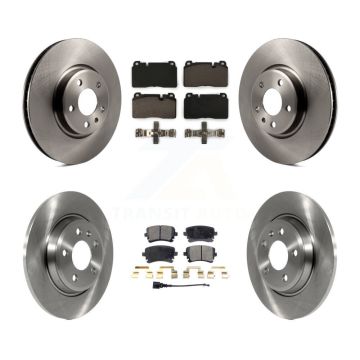 Front Rear Disc Brake Rotors And Ceramic Pads Kit For 2016 Audi Q5 FLEX engine K8T-103116