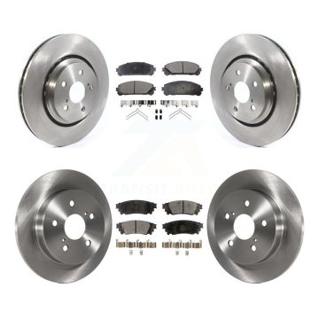 Front Rear Disc Brake Rotors And Ceramic Pads Kit For Toyota Camry Avalon TRD K8T-103133