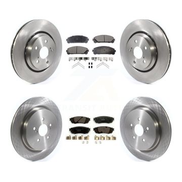 Front Rear Disc Brake Rotors And Ceramic Pads Kit For Lexus RX350 RX450h RX350L RX450hL K8T-103134