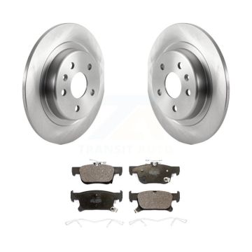 Rear Brake Rotors Ceramic Pad Kit For 19-20 Buick Envision With 315mm Diameter Rotor K8T-103153