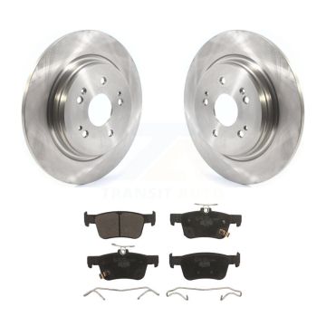 Rear Disc Brake Rotors And Ceramic Pads Kit For 2019-2021 Acura RDX K8T-103170