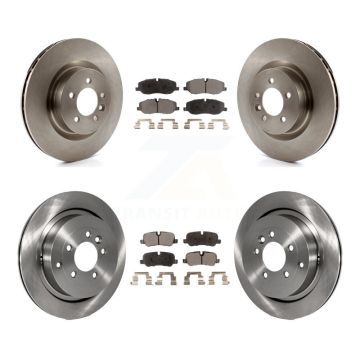 Front Rear Brake Rotors Ceramic Pad Kit For 2006-2007 Land Rover Range Sport Supercharged K8T-103188