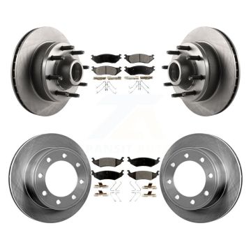 Front Rear Disc Brake Rotors And Ceramic Pads Kit For 2007 Ford E-150 To 10 16 06 K8T-103325