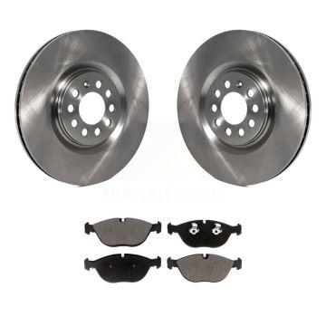 Front Disc Brake Rotors And Ceramic Pads Kit For 2006 Audi TT Quattro 3.2L K8T-103376