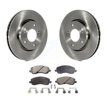 Front Disc Brake Rotors And Ceramic Pads Kit For Mitsubishi Galant K8T-103390