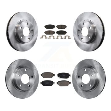 Front Rear Disc Brake Rotors And Ceramic Pads Kit For 2019-2022 Mazda CX-3 FWD K8T-103404