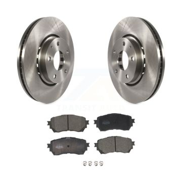 Front Disc Brake Rotors And Ceramic Pads Kit For 2019-2021 Mazda 6 Naturally Aspirated K8T-103417