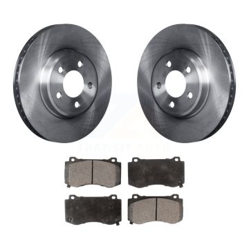 Front Disc Brake Rotors And Ceramic Pads Kit For 2019 Dodge Charger GT With Brembo Brakes K8T-103426