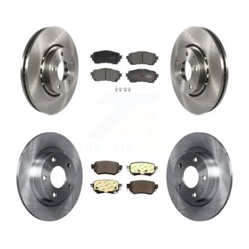 Front Rear Disc Brake Rotor And Ceramic Pad Kit For 2019-2021 Mazda 6 Naturally Aspirated K8T-103430
