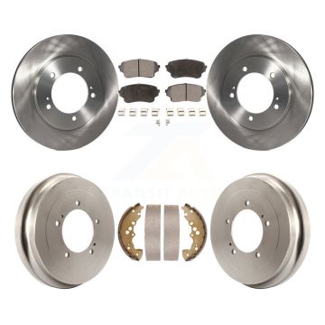 Front Rear Disc Brake Rotors Ceramic Pads And Drum Kit For Suzuki XL-7 K8T-103616