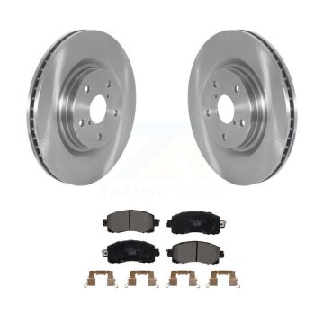 Front Disc Brake Rotor & Ceramic Pad Kit For Subaru Forester Outback Crosstrek WRX Legacy K8T-103818