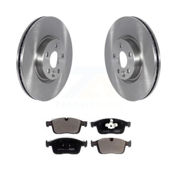 Front Disc Brake Rotors And Ceramic Pads Kit For Volvo XC60 K8T-103823