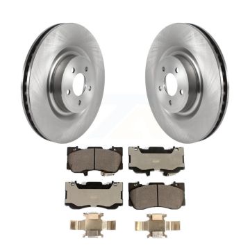 Front Disc Brake Rotors And Ceramic Pads Kit For Ford Mustang K8T-103826
