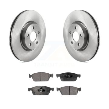 Front Disc Brake Rotors And Ceramic Pads Kit For Ford Transit Connect K8T-103832