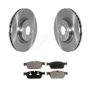 Front Disc Brake Rotors And Ceramic Pads Kit For 2017 Mercedes-Benz GLS350d K8T-103833