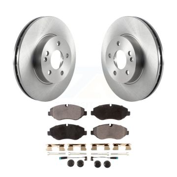 Front Disc Brake Rotors And Ceramic Pads Kit For 2016-2020 Mercedes-Benz Metris K8T-103844