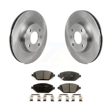 Front Disc Brake Rotors And Ceramic Pads Kit For 2016-2022 Chevrolet Spark K8T-103846
