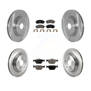 Front Rear Disc Brake Rotors And Ceramic Pads Kit For Subaru Forester K8T-103852