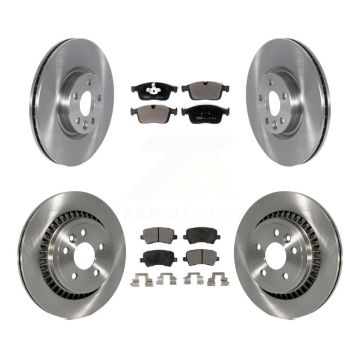 Front Rear Disc Brake Rotors And Ceramic Pads Kit For Volvo XC60 K8T-103855
