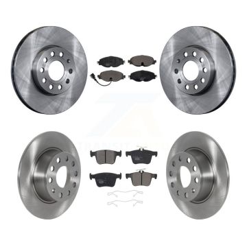 Front Rear Disc Brake Rotors And Ceramic Pads Kit For Volkswagen Jetta Taos K8T-103860