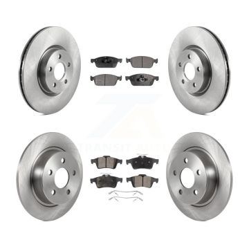 Front Rear Disc Brake Rotors And Ceramic Pads Kit For Ford Transit Connect K8T-103863