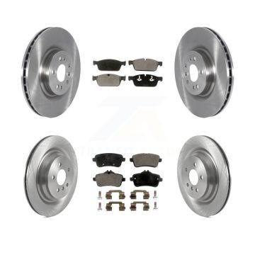 Front Rear Disc Brake Rotors And Ceramic Pads Kit For 2017 Mercedes-Benz GLS350d K8T-103865