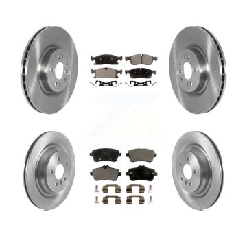 Front Rear Disc Brake Rotors And Ceramic Pads Kit For Mercedes-Benz GL350 GLS450 GL450 K8T-103867