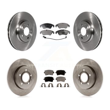 Front Rear Brake Rotor Ceramic Pad Kit For Audi A4 Quattro With 288mm Diameter K8T-103872