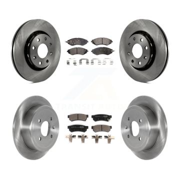 Front Rear Disc Brake Rotors And Ceramic Pads Kit For Chevrolet Spark EV K8T-103874