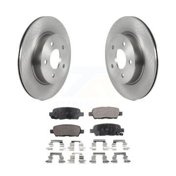 Rear Disc Brake Rotors And Ceramic Pads Kit For Nissan Qashqai Rogue Sport LEAF K8T-103898