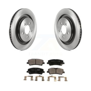 Rear Disc Brake Rotors And Ceramic Pads Kit For Ford Mustang K8T-103903