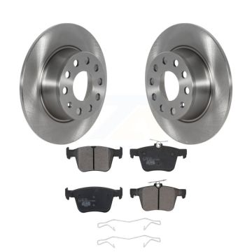 Rear Disc Brake Rotors And Ceramic Pads Kit For Volkswagen Jetta Taos K8T-103910