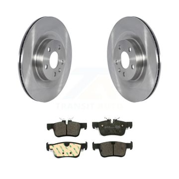 Rear Brake Rotors Ceramic Pad Kit For 2018-2019 Volvo XC60 With 320mm Diameter Rotor K8T-103911