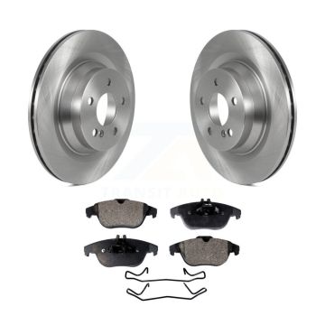 Rear Brake Rotors & Ceramic Pad Kit For Mercedes-Benz E550 With 320mm Diameter Rotor K8T-103916