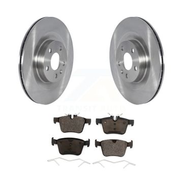 Rear Brake Rotors Ceramic Pad Kit For 2016-2019 Volvo XC90 With 320mm Diameter Rotor K8T-103926