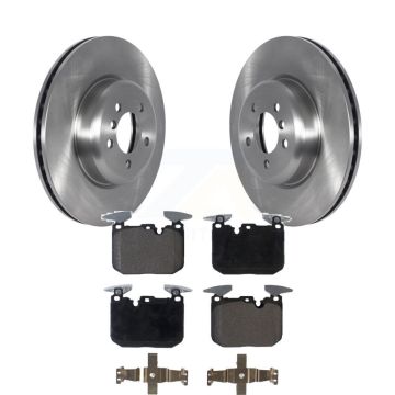 Front Brake Rotors Ceramic Pad Kit For BMW 335i xDrive 435i 440i Gran Coupe 340i M240i GT K8T-103945