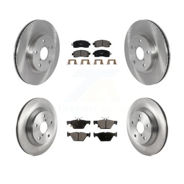 Front Rear Disc Brake Rotors And Ceramic Pads Kit For Subaru Forester K8T-103950